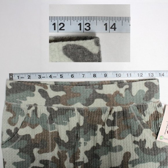 Secret Treasures NWT XS 0-2 Waffle Jogger Camouflage Pattern & Pockets - Picture 6 of 14